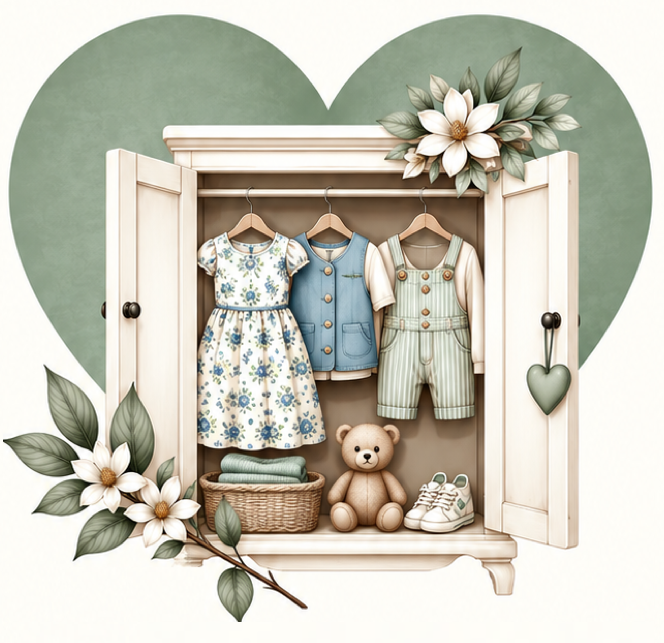 The Heartfelt Wardrobe logo